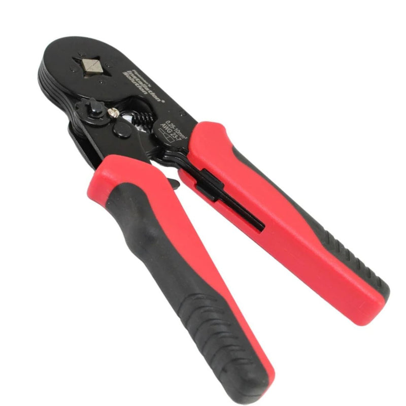 Tin-Plated Copper 10 & 12 AWG Ferrule Kit with Heat Shrink & Crimping Tool, 40 Pieces