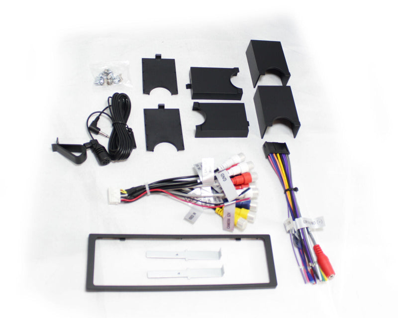 Dual 9" Touchscreen 1 DIN Radio with Bluetooth, Apple CarPlay, & Android Auto