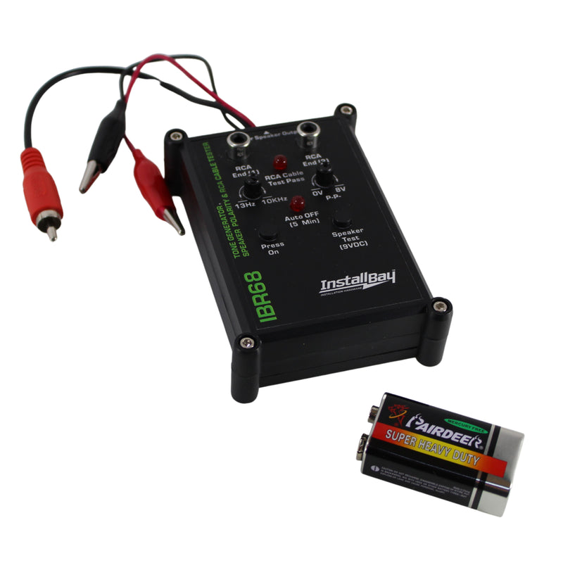 RCA All in One 9V Cable Wire Tester Tone Generator Speaker Polarity IBR68 - OPEN BOX