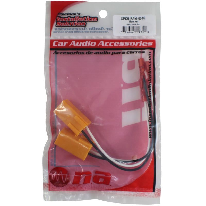Pipeman SPKH-RAM-6516 Speaker Harness Plug & Play Pair 2 Pin For RAM