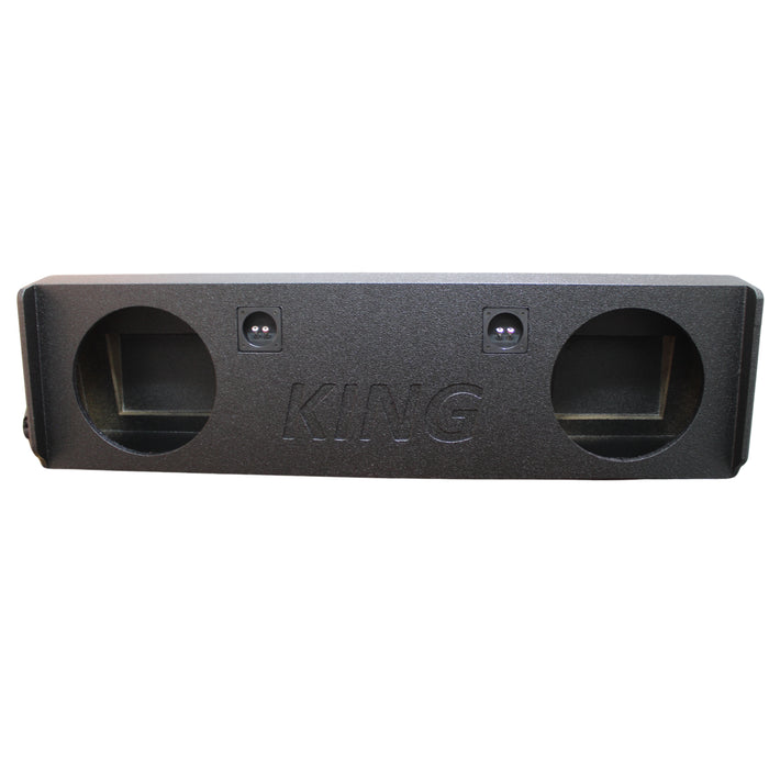 King Boxes 12" Dual Sprayed Sealed Box 14-18 Silverado/Sierra Crew Cab AK-G25-12