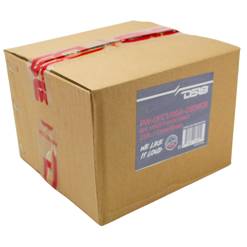 DS18 Ultra Flex OFC 0GA Ground Power Wire Camo Green Lot Cut By The Foot