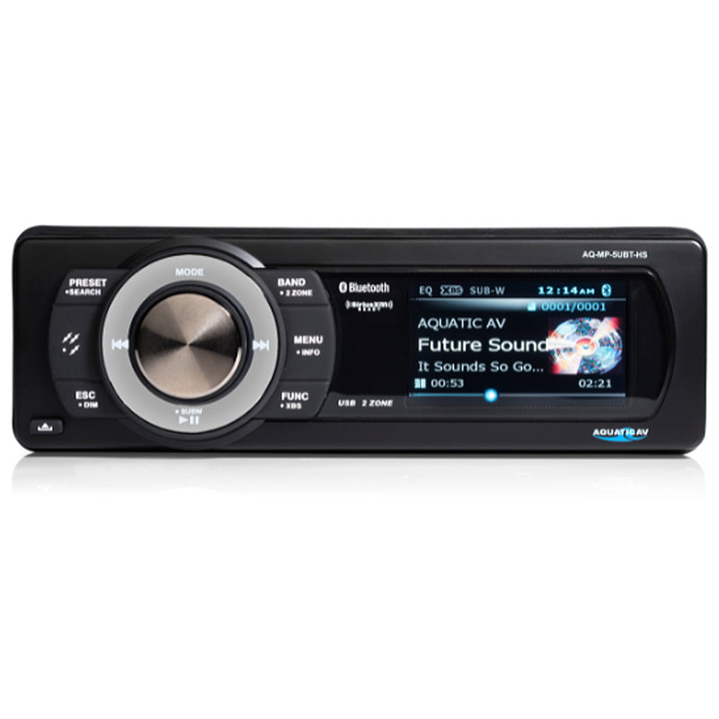 Aquatic Harley Motorcycle Satellite Bluetooth Stereo /w Free DS18 6X9" Speakers