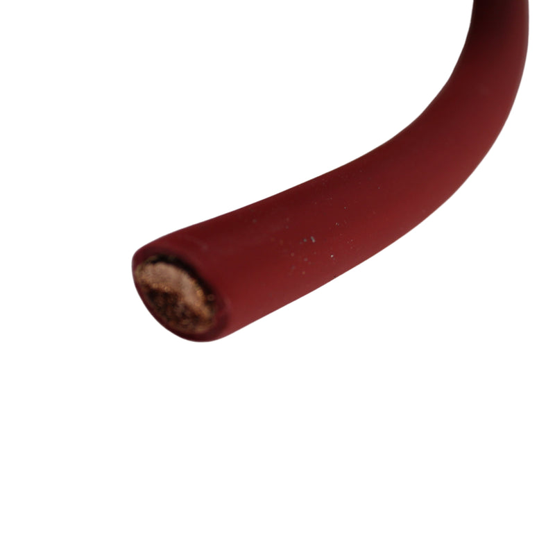 GP Car Audio 0 AWG Competition Copper Power/Ground Wire Red Lot Cut By The Foot