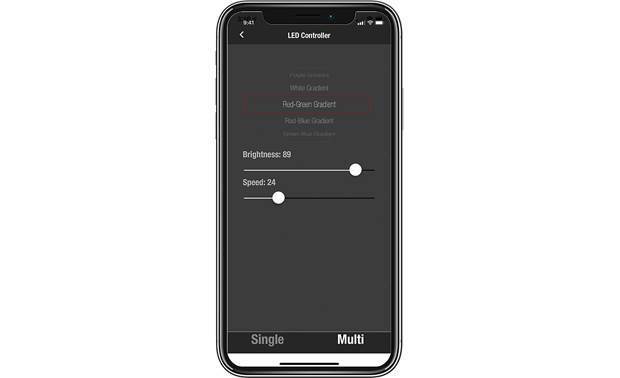 Rockford Fosgate Color Optix Light Controller IOS Android App Interface /PMX-RGB