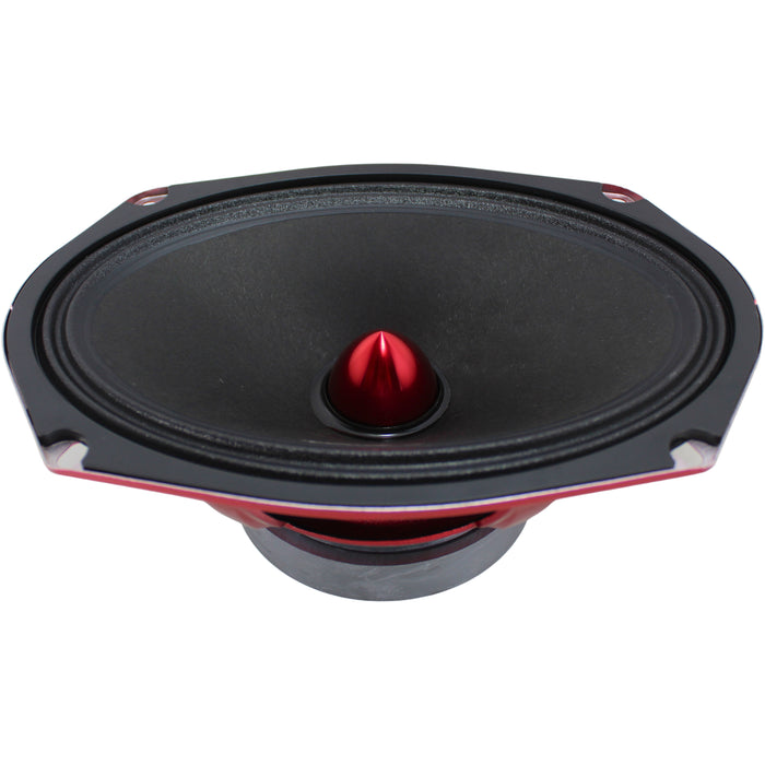 DS18 Pro 6x9" 200W RMS 8-Ohm Midrange Loud Speaker with Grill / PRO-X698BM