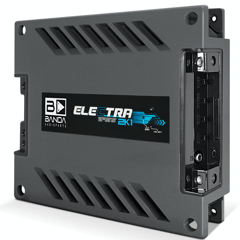 Banda ELECTRA Line Aluminum Brazilian 2000 Watt 2-Ohm Monoblock Bass Amplifier