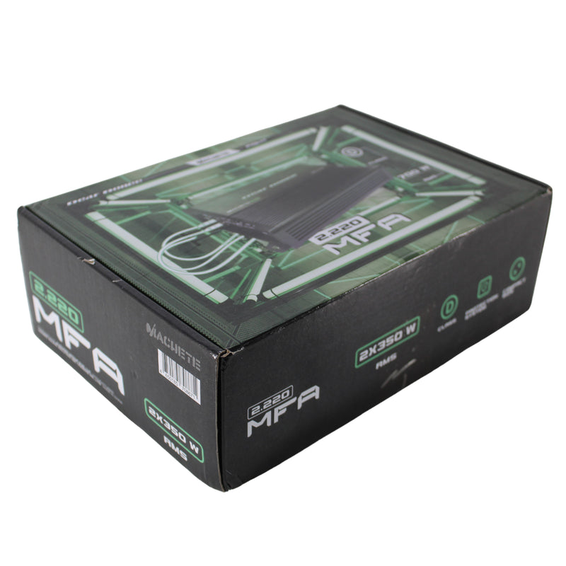 Deaf Bonce Machete Fight 220 Watt 2 Channel Class D Amplifier MFA-2.220 OPEN BOX