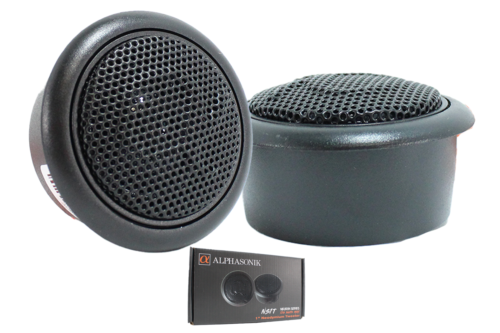 Alphasonik Car Audio 1 Neodymium Tweeter 120 Watts 4 Ohm Silk Cone NS1T