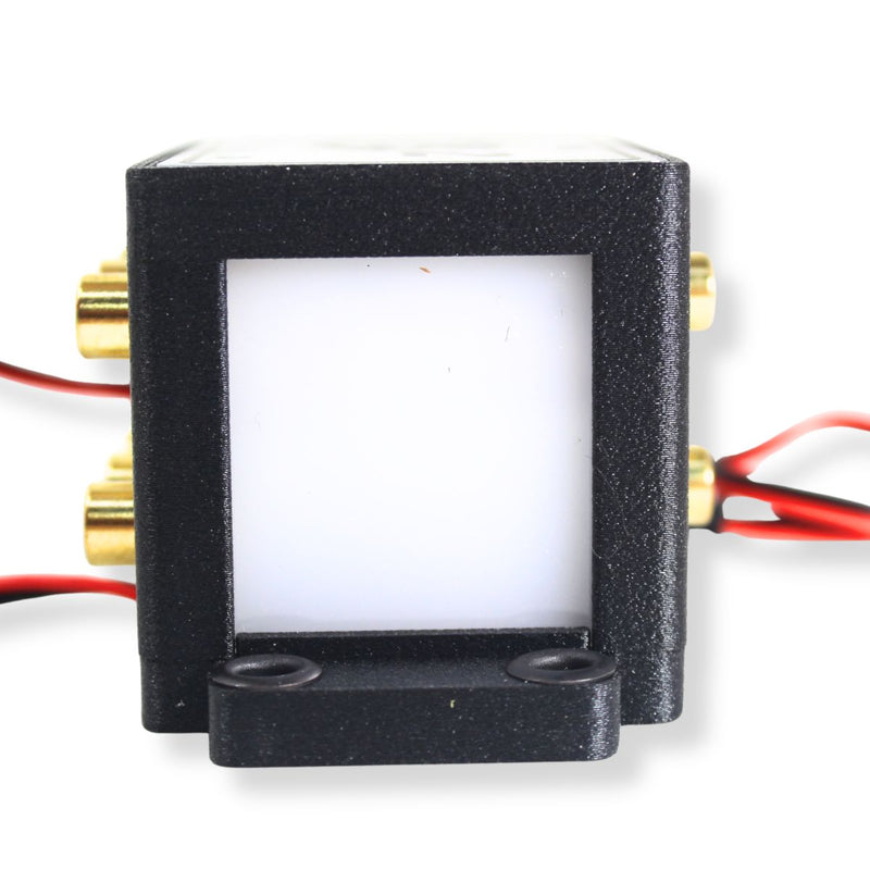 B2 Audio Cockbox 1-to-3 Pair RCA Splitter Distribution Block w/ RGB LED Lights