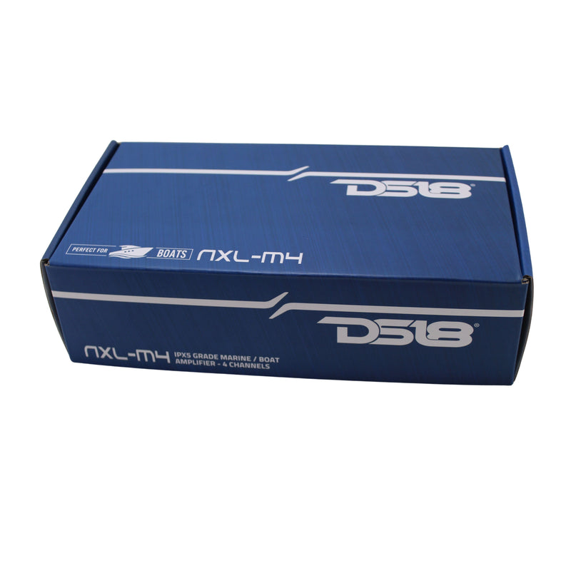 DS18 NXL-M4 4 Channel Marine Class D Amplifier 920W IPX5 Bridgeable