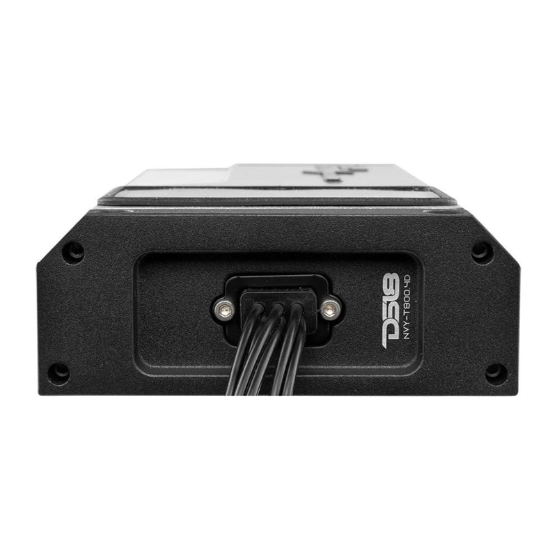 Galeforce Audio 2x F-3 8" Hybrid Speakers with DS18 Marine 4 Channel NVY Amp