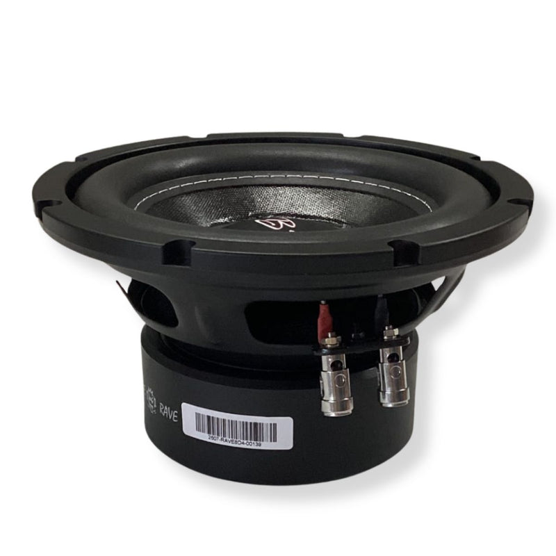 B2 Audio RAVE 8" Subwoofer 500W Dual 4-Ohm 2" Voice Coil RAVE8-D4