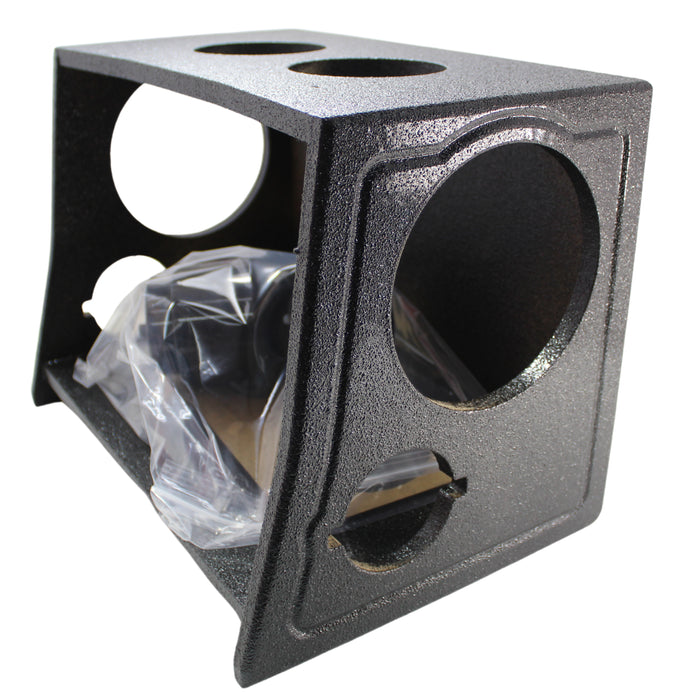 King Boxes Mini 06-08 Dodge Ram (2) 6.5" (2) 1" Tweeter Sprayed Center Console