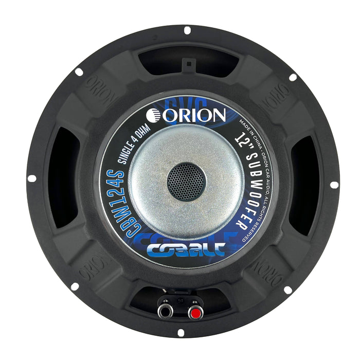 12" 400W RMS | 1600W Peak 4-Ohm 2" SVC Subwoofer ORION COBALT Series / CBW124S