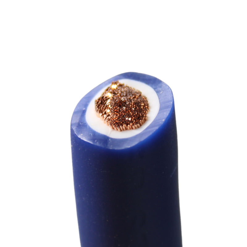 GP Car Audio 4 AWG 100% OFC Power/Ground Wire Blue Lot Cut By The Foot