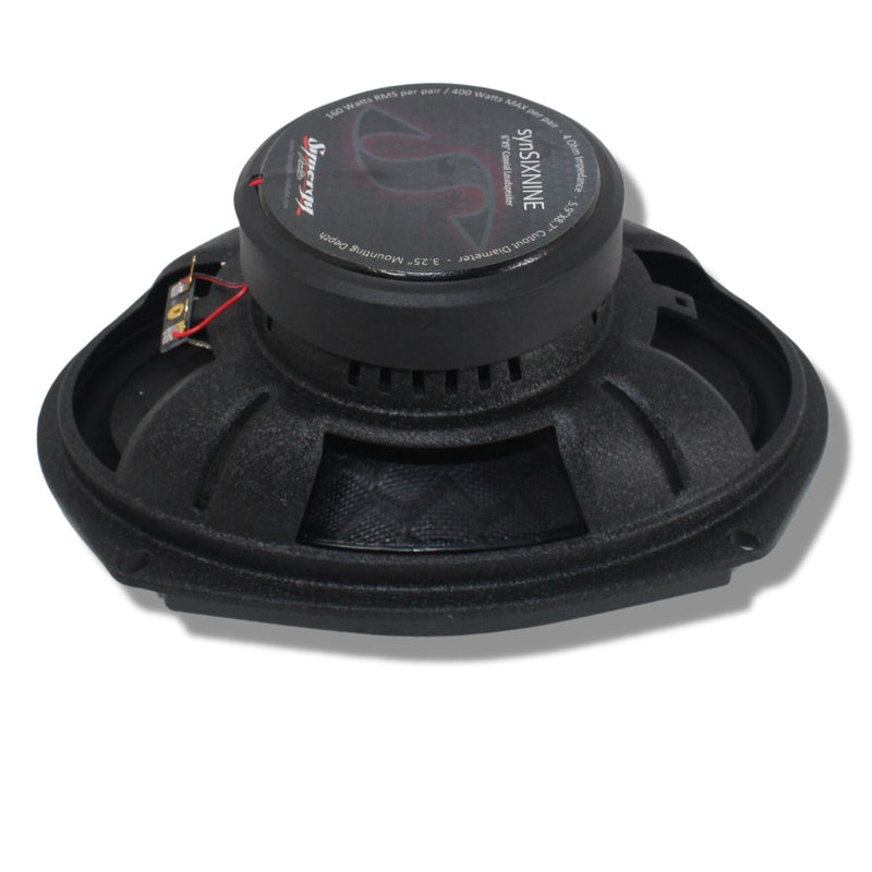 Synergy Audio SYN 6"x9" 160 Watts 4-Ohm Coaxial Loudspeaker Pair SYN-SIXNINE