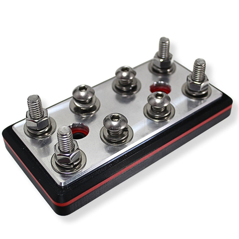 8 Spot Power / Ground 9/32 Terminal Lug Distribution Block - Big Jeff Audio