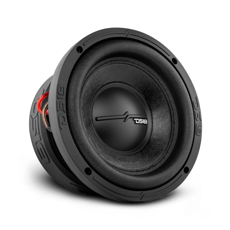 Under Rear Seat Enclosure ENS-66X with 6 6.5" ZR6.4D Subwoofers, 2000W Amp and Wiring Kit