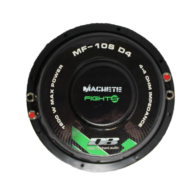 Deaf Bonce Machete 10" 800W RMS Dual 4 Ohm Car Audio Subwoofer
