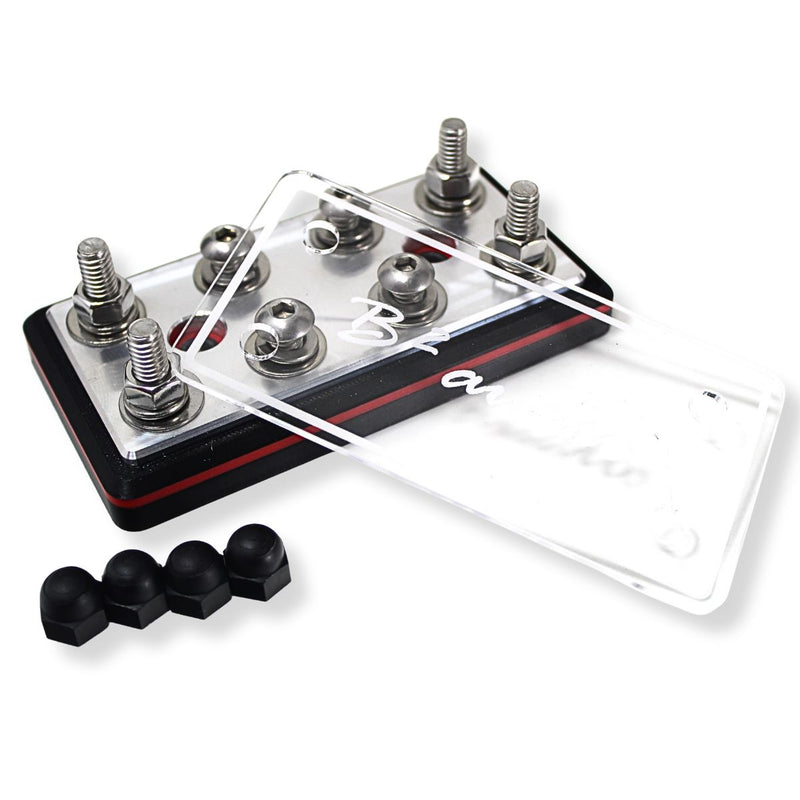 B2 Audio 8 Spot Power / Ground 9/32" Terminal Lug Distribution Block