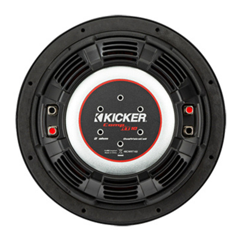 Kicker CompRT Series 10" 400 Watts RMS Dual 2-Ohm Voice Coil Subwoofer