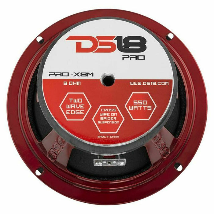 DS18 4 Pro 8" Mid range Loud speakers 4 Ch Amplifier 2 Bullet Tweeters / Ampkit