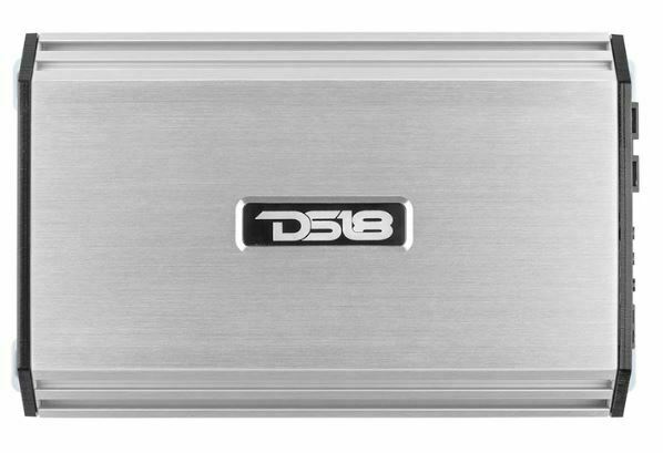 DS18 Car Audio Monoblock Amplifier Silver 3500W Class D /w Bass Knob S3500.1D