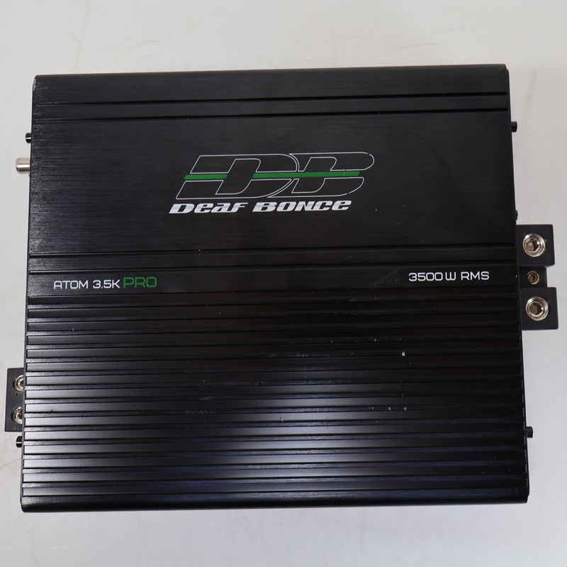 Deaf Bonce ATOM-3.5K PRO 3500W RMS 1-Ohm Class D Monoblock Amplifier OPEN BOX