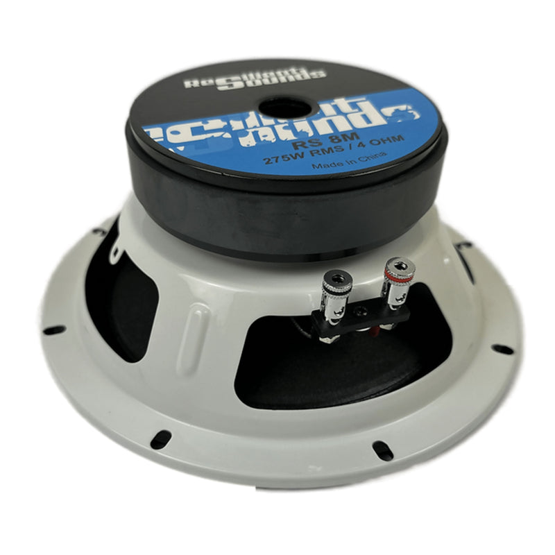 Resilient Sounds M Series 8" 275 Watt RMS 4 Ohm Midrange Car Audio Loudspeaker