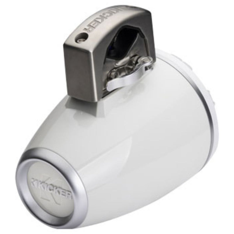 6.5" 300W RMS 4-Ohm Marine HLCD Tower Speakers Pair KICKER KMTCXL65 White