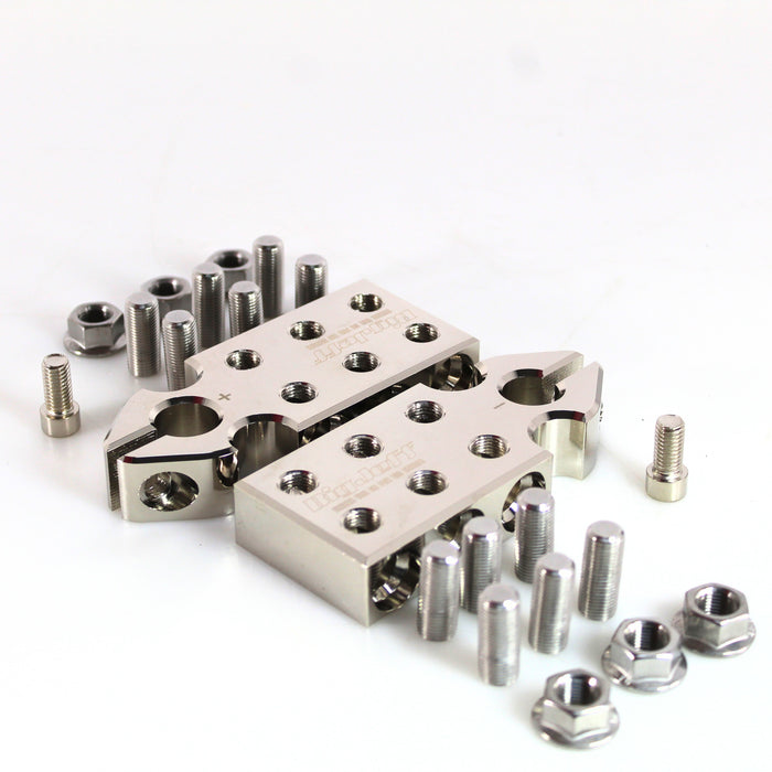 Big Jeff Audio 6 Spot Input Style Aluminum SAE Top Post Battery Terminals