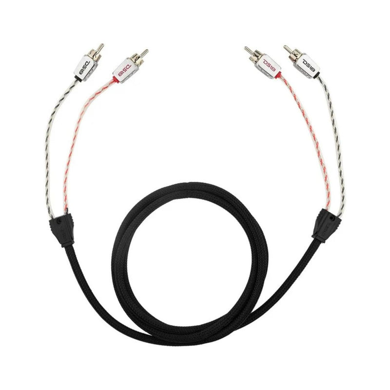 DS18 Pro 6 Ft 2-Ch OFC RCA Cable w/ Silver-Plated Tips Competition Quality