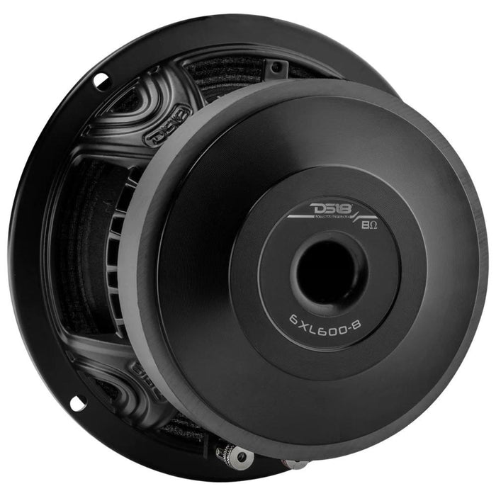 DS18 Car Audio XL 6.5 Inch Mid Range Loud Speaker 300 Watts 8 OHMS 6XL600-8