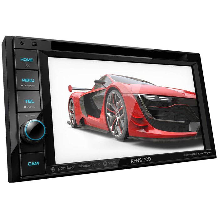 Kenwood 6.2" in-Dash Car DVD Monitor Bluetooth Receiver w/USB/AUX DDX376BT