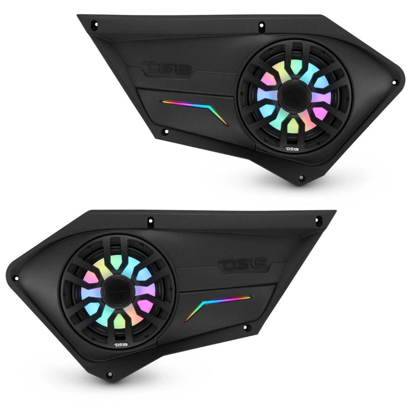 Polaris RZR Front Door Panels Loaded with NXL-IQ8 8" 175W RMS Coaxial Speakers