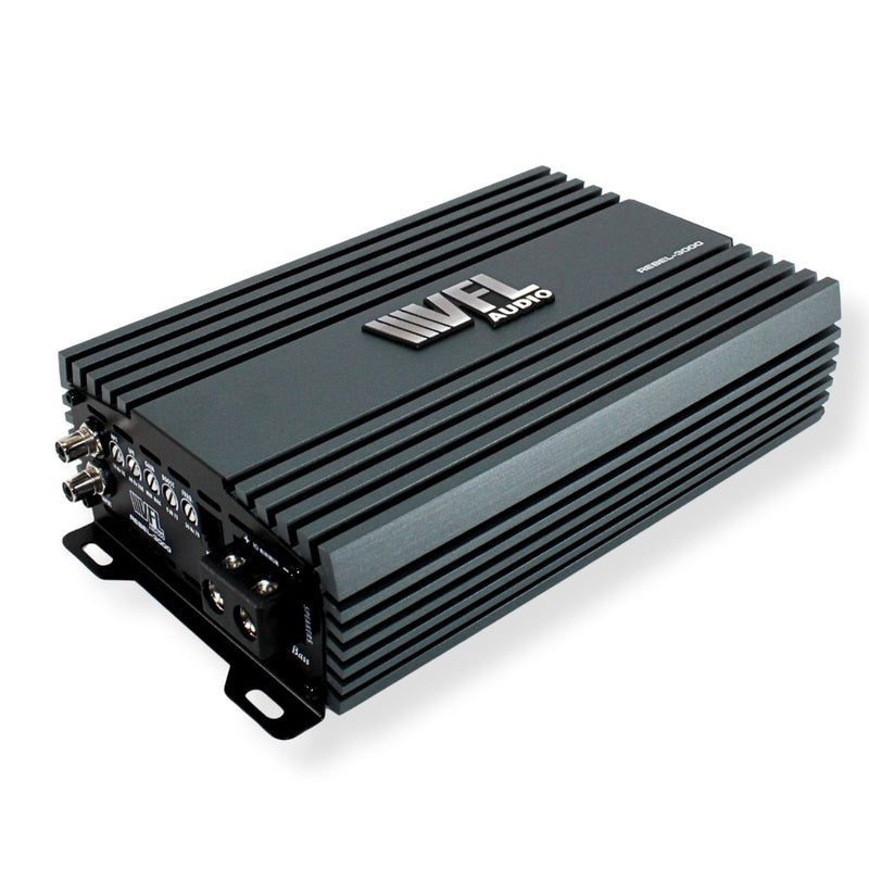 American Bass 3000 Watts 1-Ohm Monoblock Class D Digital Amplifier REBEL-3000.1