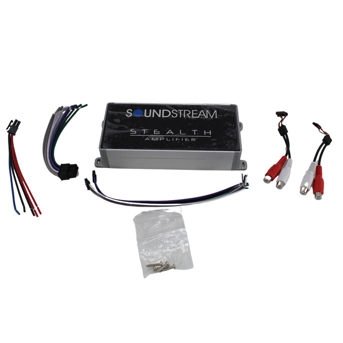 4-Channel 1000 Watt 2-Ohm Micro Compact Car Audio Amplifier Soundstream OPEN BOX