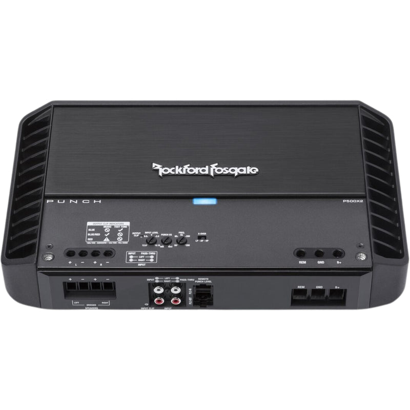 Rockford Fosgate PUNCH 500W 2-Channel Class-A/B Amplifier / P500X2