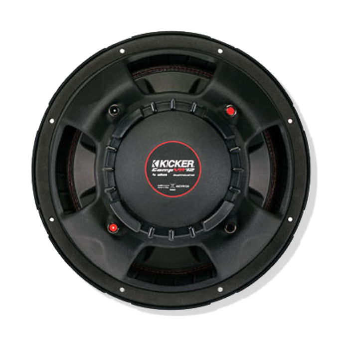Kicker 12" 4 Ohm 800W Peak CompVR Pro Car Audio Subwoofer Black 43CVR124
