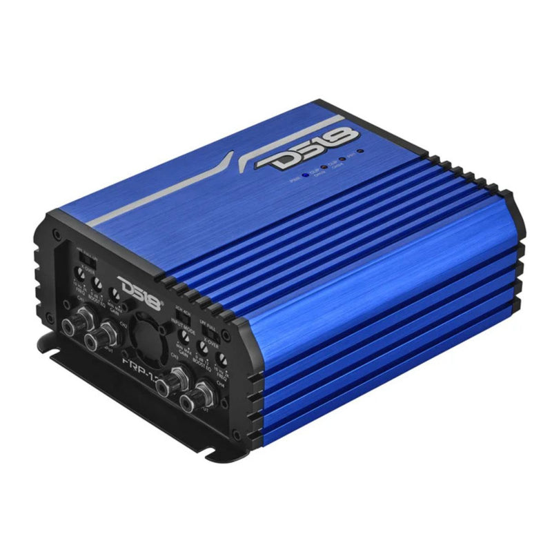 DS18 FRP1200W RMS Compact 4-Channel Full-Range Class-D Amplifier FRP-1.2K4 Blue