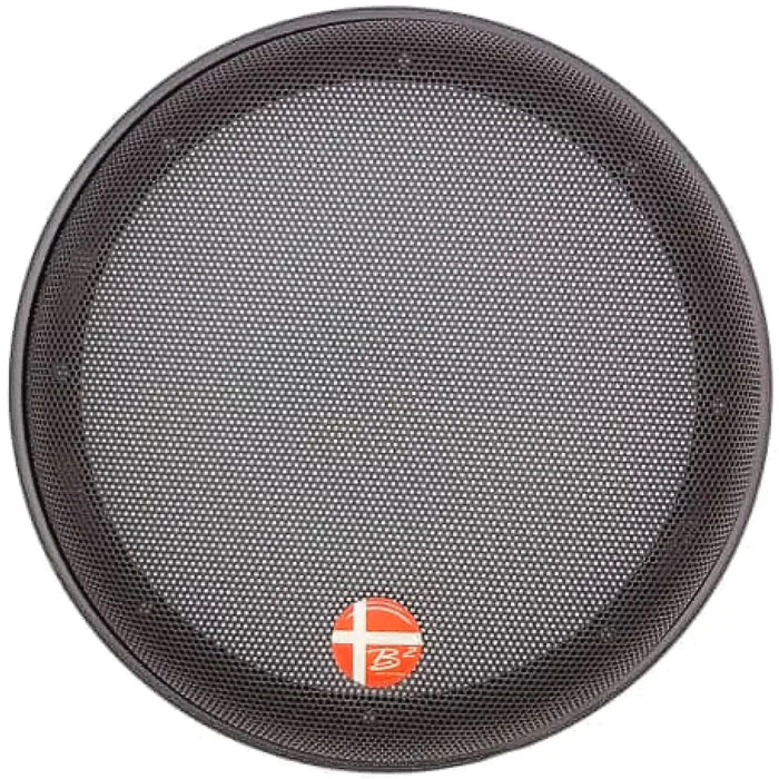 B2 Audio Pair of 10" Metal Speaker Grills with B2 Logo