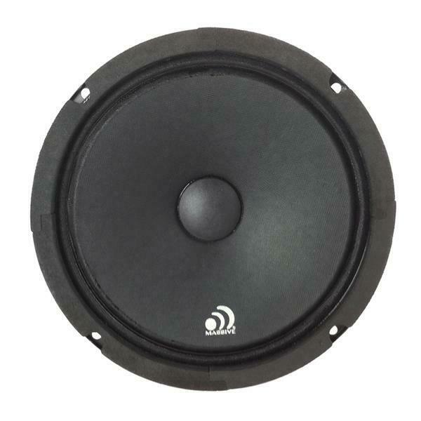 Massive Audio Pro 8" 300 Watt Speaker 8 Ohm Closed Back Mid-Range M8C