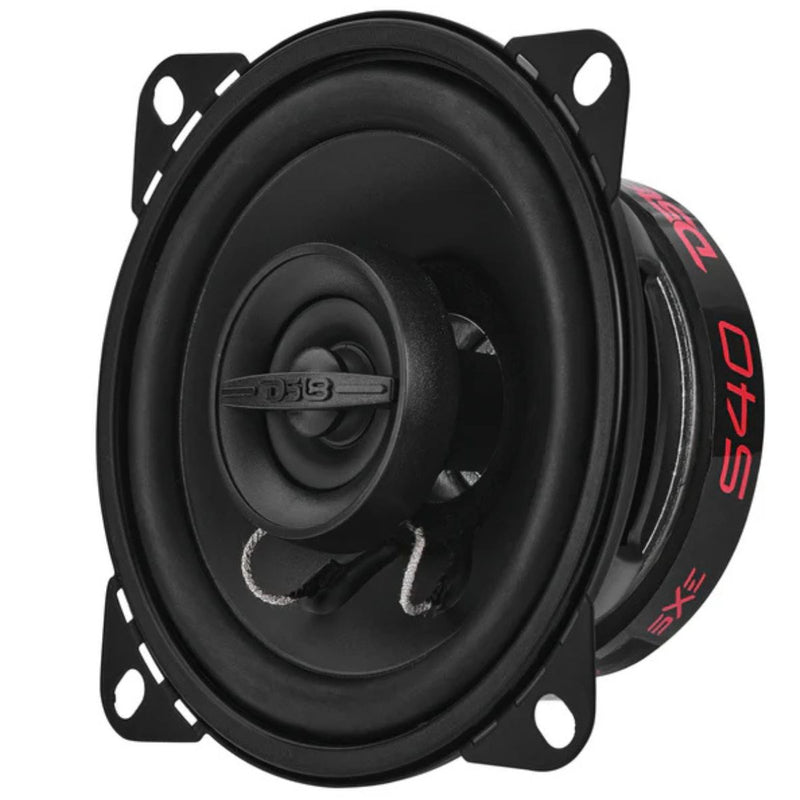 4" 40 Watt RMS 4-Ohm 2-Way Coaxial Speaker Pair w/Tweeter DS18 SELECT Series S40