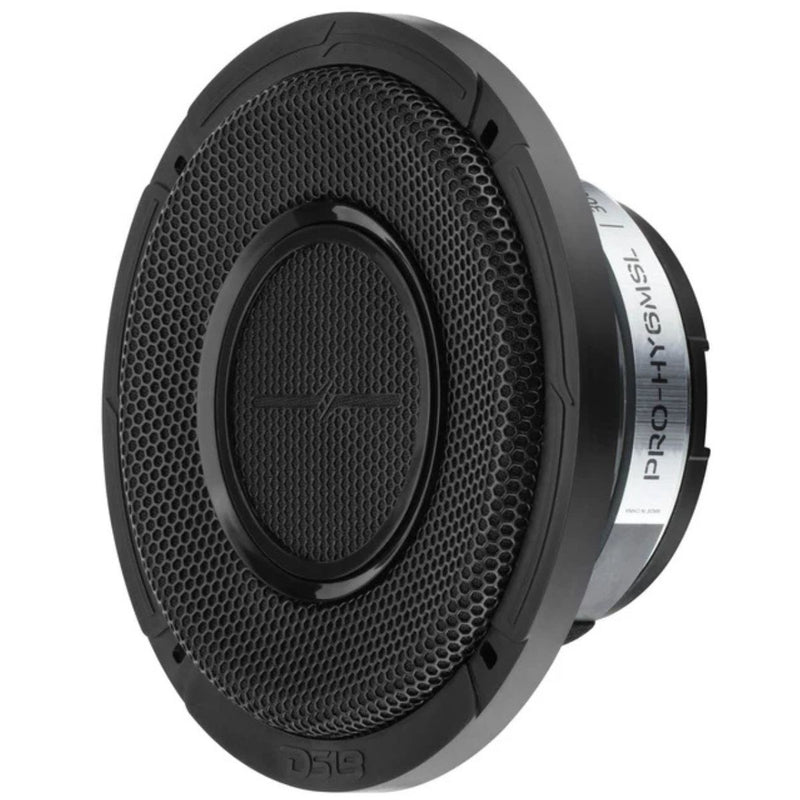 6.5" 150W RMS 8 Ohm Hybrid Midrange w/ Built-In Driver DS18 PRO-HY6MSL