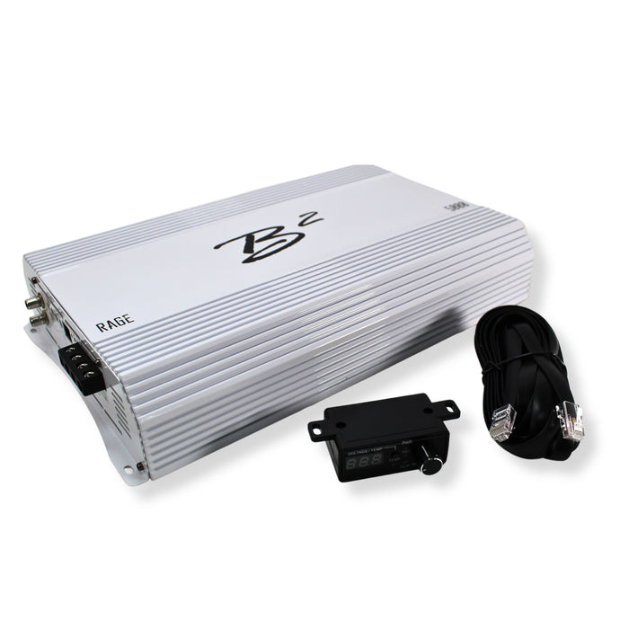B2 Audio RAGE Series 5K 5000 Watt 1-Ohm Class D Monoblock Amplifier