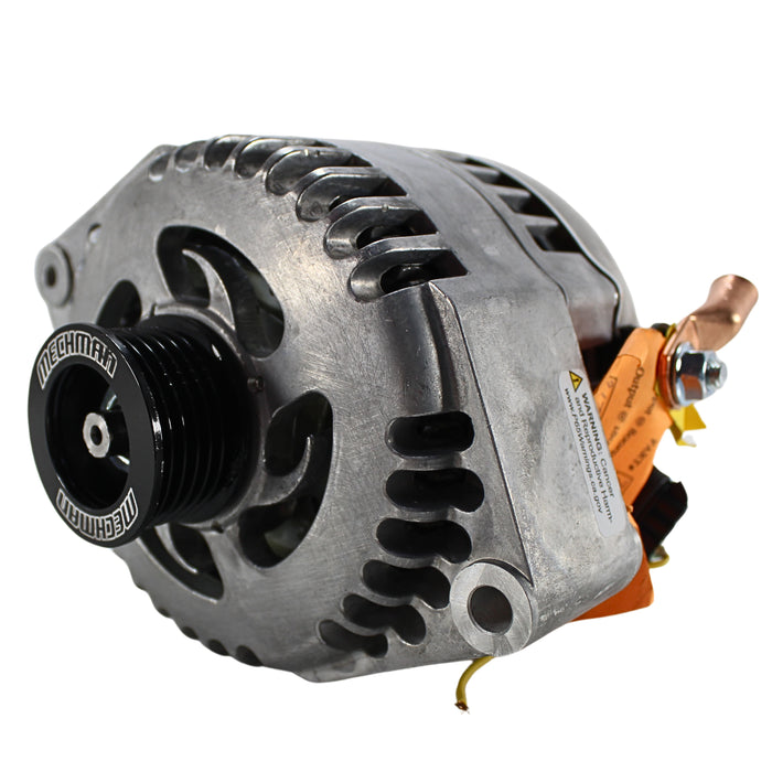 Mechman S-Series 240 Amp Universal Racing Alternator Natural Finish OPEN BOX