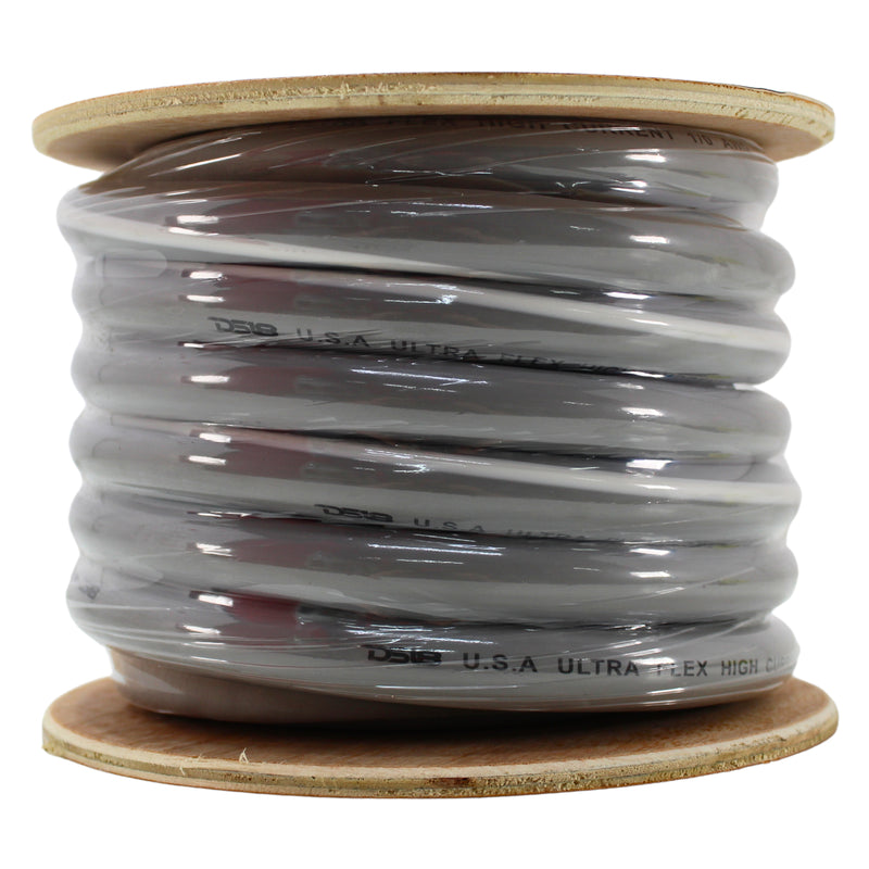 DS18 Ultra Flex 100% OFC 0GA Ground Power Wire Silver Lot Cut By The Foot