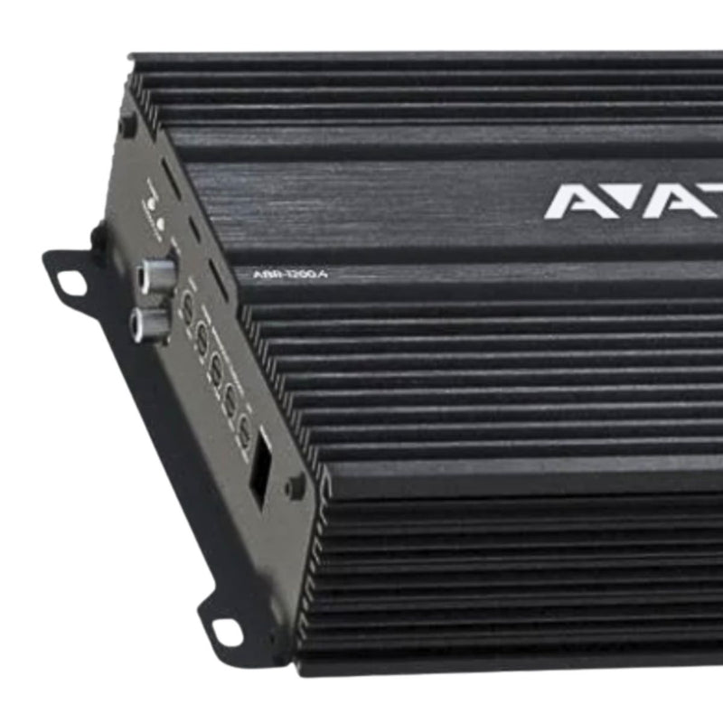 1200 W RMS Monoblock 1-Ohm Class D Car Audio Bass Amplifier w/ Bass Knob