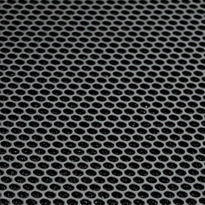 Audiopipe 2x4' Black Metal Finish Mesh Grill w/ Foam Staggered Rows 3/16" Holes